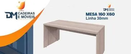 Mesa 160x60 Linha 30mm